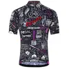 Image de Cycology Maillot à Manches Courtes Bike Graffiti XL