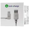 Image de LocknCharge Câble MFI Lightning coudé 03 m (0.30 m), Câble USB