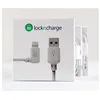 Image de Lot De 5 Câbles Lockncharge Usb A Vers Lightning Coudes 0.3m