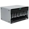 Image de LocknCharge Bolt 12 Phone Charging Station w/USB-C to USB-C Cables - UK/EU (12 ports), Chargeur USB, Gris, Noir