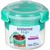 Image de Sistema Bac à petit-déjeuner Breakfast TO GO, Lunch box, Turquoise, Bleu, Violet
