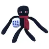 Image de Peluche Minecraft Enderman Noir/Rouge 26cm