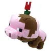Image de Peluche Minecraft Piggy Rose/Brun 20cm