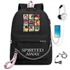Image de Sac à Dos Spirited Away pour Enfants Cadeaux pour Filles (SD1714) 32*15*45 cm Noir