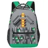 Image de Sac à Dos Minecraft pour Enfants Cadeaux pour Garçon (SD1829) 30*17*40 cm Vert