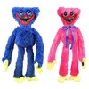 Image de Set de 2 pièces Peluche Poppy Playtime Huggy Wuggy Bleu et Rose 40 cm