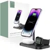 Image de Chargeur sans fil magnétique Tech-Protect Qi15W-A22 3 en 1 Magsafe Noir