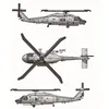 Image de Sh-60k Sea Hawk (6 Aircraft) - 1:350e - Trumpeter