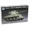Image de Maquette Char moyen US M4-A1 (76) W Sherman Trumpeter