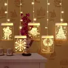Image de Guirlande Lumineuse LED de Noël Lampe Chaîne Décoration effet visuel 3D USB alimenté pour la maison chambre intérieure Décor