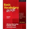 Image de Basic Vocabulary in Use: 60 Units of Vocabulary Practice in North American English with Answers McCarthy, Michael, O'Dell, Felicity (Auteur)