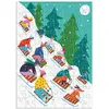 Image de Abrams & Chronicle Louise Cunningham Merry and Bright 12 Days of Christmas Advent Puzzle Calendar