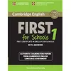 Image de Cambridge English First 1 for Schools for Revised Exam from 2015 Students Book with Answers Aa Vv (Auteur)