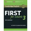 Image de Cambridge English First for Schools 3 Students Book with Answers Inconnu (Auteur)