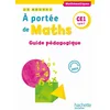 Image de Le nouvel A portée de maths CE1, cycle 2 : guide pédagogique : édition 2023 en occasion ou reconditionné