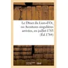 Image de Le Dîner du Lion-d'Or, ou Aventures singulières arrivées, en juillet 1783, au Sr Manzon, 'alias Collectif (Auteur)