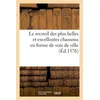 Image de Le recueil des plus belles et excellentes chansons en forme de voix de ville (Éd.1576) Collectif (Auteur)