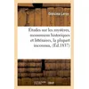Image de Études sur les mystères, monumens historiques et littéraires, la plupart inconnus, (Éd.1837) Onesime Leroy (Auteur)