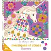 Image de Strass et mosaiques licornes - mini boîte avec accessoires