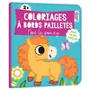 Image de Coloriages à bords pailletés - Noé le poney