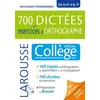 Image de 700 dictées et exercices d'orthographe, spécial collège André Vulin (Auteur)