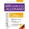 Image de 600 exercices d'allemand : spécial collège et + : conforme aux programmes en occasion ou reconditionné
