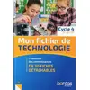 Image de Mon fichier de technologie, cycle 4, 5e, 4e, 3e : l'essentiel des connaissances en 30 fiches détachables : programme 2016 en occasion ou reconditionné