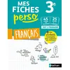 Image de Mes fiches perso Français 3e Clément Dirson (Auteur), François Dirson (Auteur)