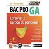 Image de Epreuve E2 gestion du personnel, bac pro GA, 1re, terminale : gestion administrative des relations avec le personnel en occasion ou reconditionné