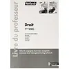 Image de Droit Terminale STMG/Livre professeur: Livre du professeur en occasion ou reconditionné