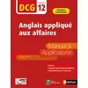 Image de Anglais appliqué aux affaires, DCG épreuve 12 : manuel & applications : nouveau programme en occasion ou reconditionné