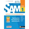 Image de Optimisation des processus administratifs BTS 1re et 2e années SAM, support à l'action managériale : domaine d'activité 1 en occasion ou reconditionné