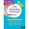 Image de Olympe de Gouges, Déclaration des droits de la femme et de la citoyenne : parcours écrire et combattre pour l'égalité : 1re toutes séries, bac français en occasion ou reconditionné