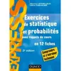 Image de Exercices de statistique et probabilités - 3e éd. - Avec rappels de cours Maurice Lethielleux (Auteur), Céline Chevalier (Auteur)