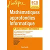 Image de Mathématiques approfondies, informatique ECG 2e année : questions et méthodes : nouveau programme en occasion ou reconditionné