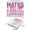 Image de Maths : 1.350 cm3 d'exercices corrigés pour la licence 1 en occasion ou reconditionné