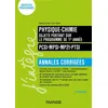 Image de Physique-Chimie sujets portant sur le programme de 1re année, Annales corrigées, PCSI-MPSI-MP2I-PTSI Rachel Comte (Auteur), Tom Morel (Auteur)