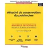Image de Attaché de conservation du patrimoine 2021-2022 : concours externe, interne et 3e concours, catégorie A : annales officielles des centres de gestion organisateurs en occasion ou reconditionné