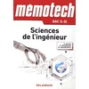 Image de Mémotech sciences de l'ingénieur : bac S-SI : première et terminale série S, classes CPGE PTSI en occasion ou reconditionné