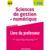 Image de Sciences de gestion et numérique 1re STMG : livre du professeur : programme 2019 en occasion ou reconditionné