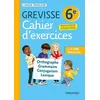 Image de Cahier d'exercices Grevisse 6e : orthographe, grammaire, conjugaison, lexique : + de 600 exercices en occasion ou reconditionné