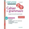 Image de Cahier de grammaire Grevisse 2de-1re : terminologie 2020, tout le programme : + de 500 exercices, + de 75 sujets bac en occasion ou reconditionné