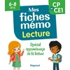 Image de Mes fiches mémo : lecture, CP et CE1 en occasion ou reconditionné