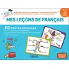 Image de Mes leçons de français CP, CE1, CE2 : 50 cartes mentales pour comprendre facilement la grammaire, l'orthographe, la conjugaison et le vocabulaire ! en occasion ou reconditionné