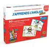 Image de J'apprends l'anglais autrement : niveau débutant : 80 cartes mentales pour apprendre facilement le vocabulaire, la conjugaison et la grammaire anglaise ! en occasion ou reconditionné