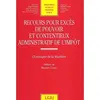 Image de Recours pour excès de pouvoir et contentieux administratif de l'impôt C. De La Mardiere (Auteur)