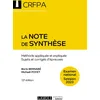 Image de La note de synthèse : méthode appliquée et expliquée, sujets et corrigés d'épreuves : examen national, session 2023 en occasion ou reconditionné