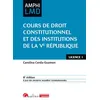 Image de Cours de droit constitutionnel et institutions de la Ve République Cerda-Guzman Carolina (Auteur)