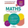 Image de Maths, 40 fiches de remise à niveau détachables : CRPE, concours professeur des écoles 2024-2025 : admissibilité M1, M2 en occasion ou reconditionné