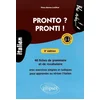 Image de Pronto ? Pronti ! : 40 fiches de grammaire et de vocabulaire avec exercices simples et ludiques pour apprendre ou réviser l'italien en occasion ou reconditionné